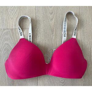 Hot Pink Victoria's Secret Wireless Bra